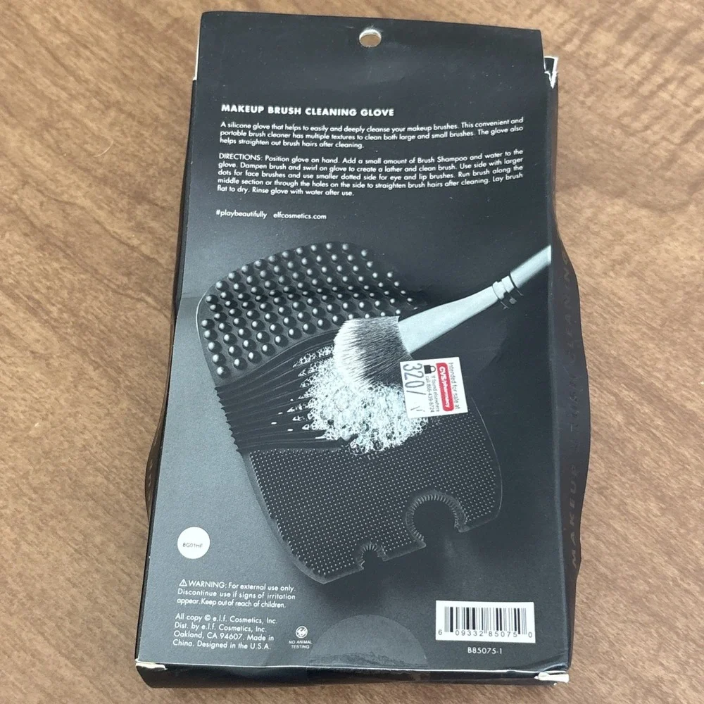 e.l.f. Makeup Brush Cleaning Glove #85075 NEW